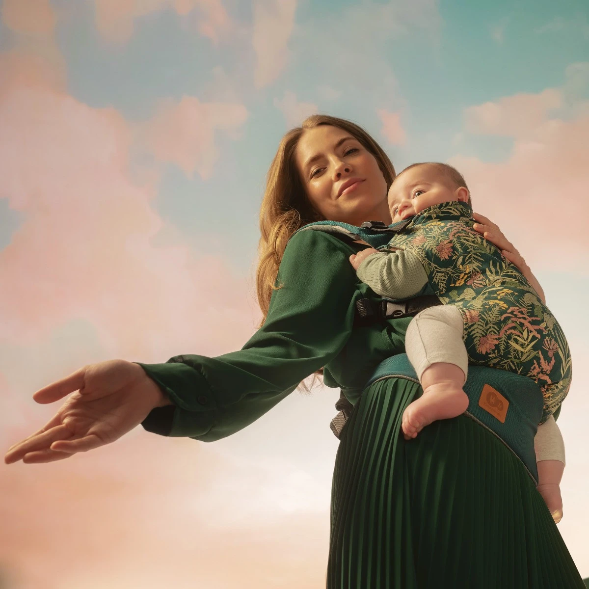 Kinderkraft Milo Nature Vibes Draagzak KNMILONAGRE0000 - Afbeelding 6