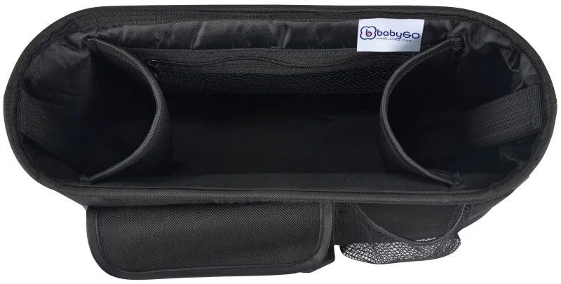 Babygo Black Stroller Organizer Buggytasje 3903 - Afbeelding 2
