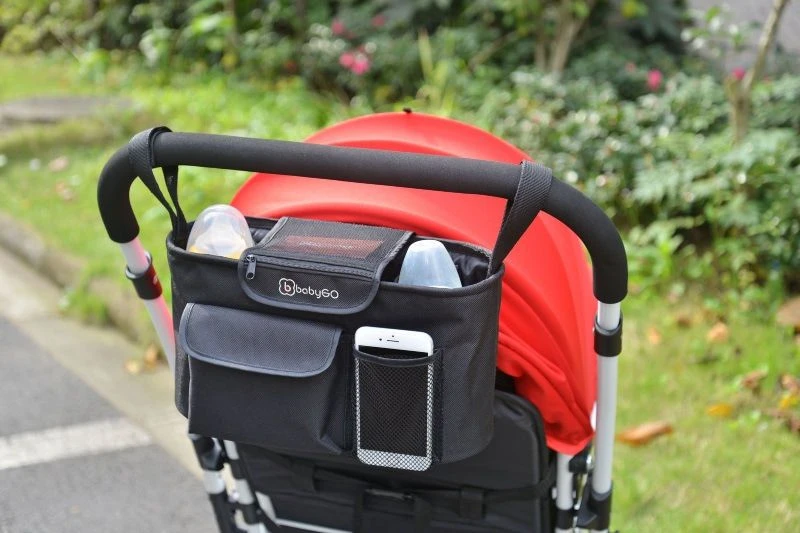 Babygo Black Stroller Organizer Buggytasje 3903 - Afbeelding 6