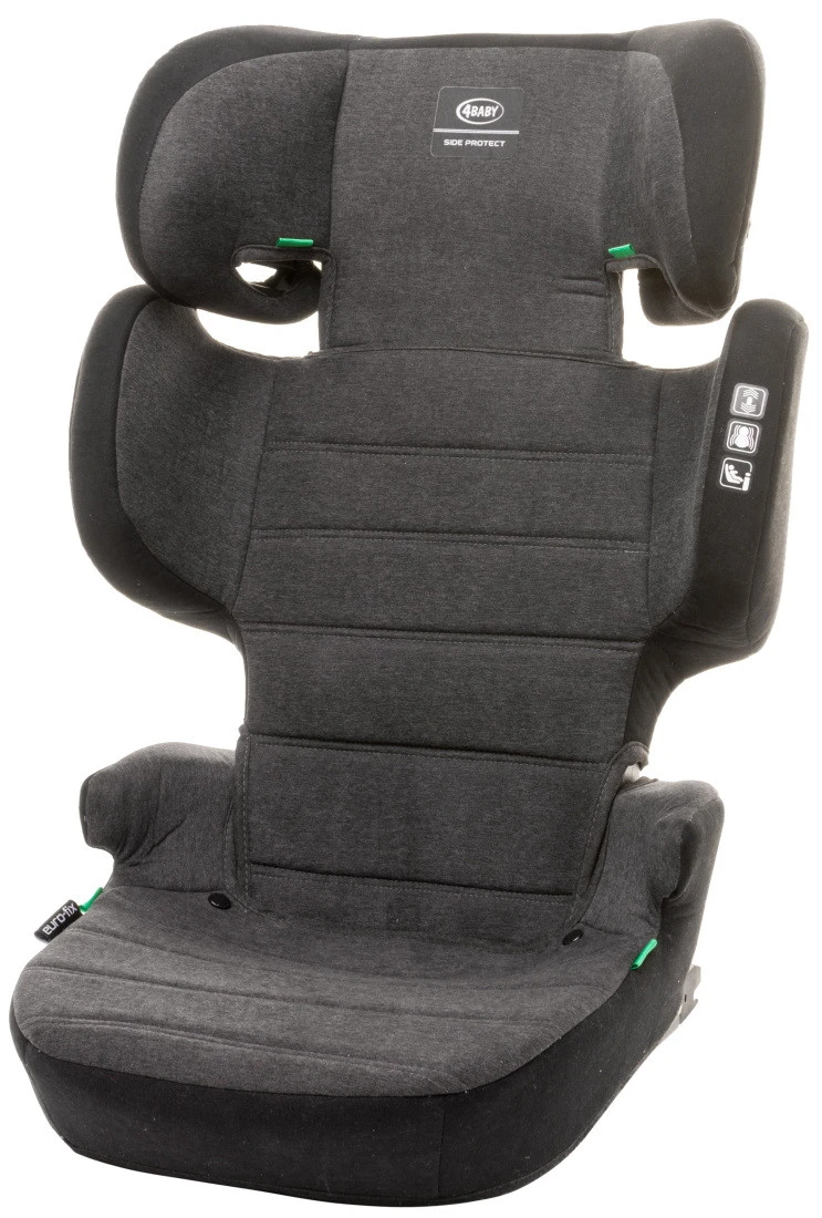 4Baby Euro-Fix Dark Grey 15-36kg I-Size Autostoel