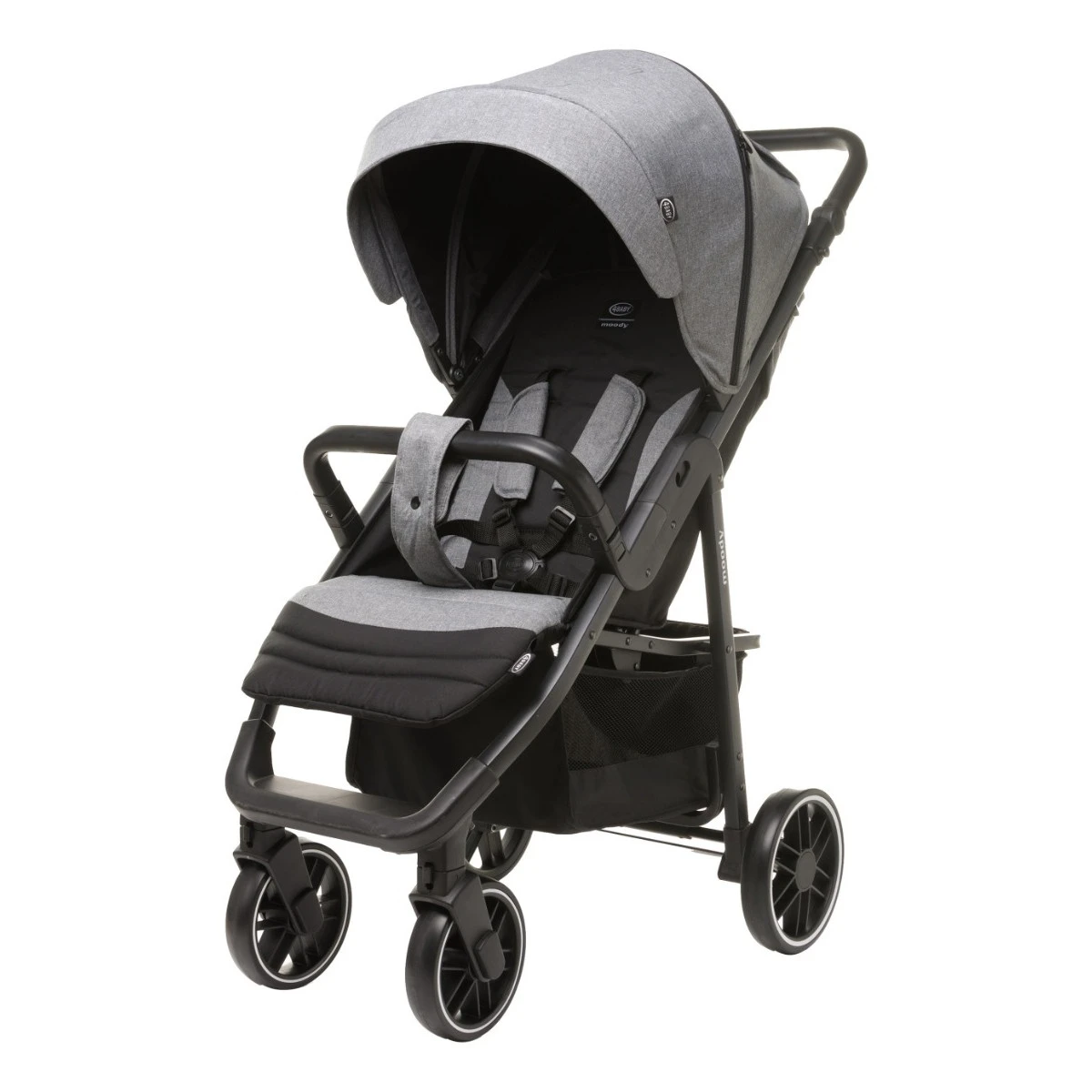 4Baby Moody XXII Grey Wandelwagen Incl. Beenkap
