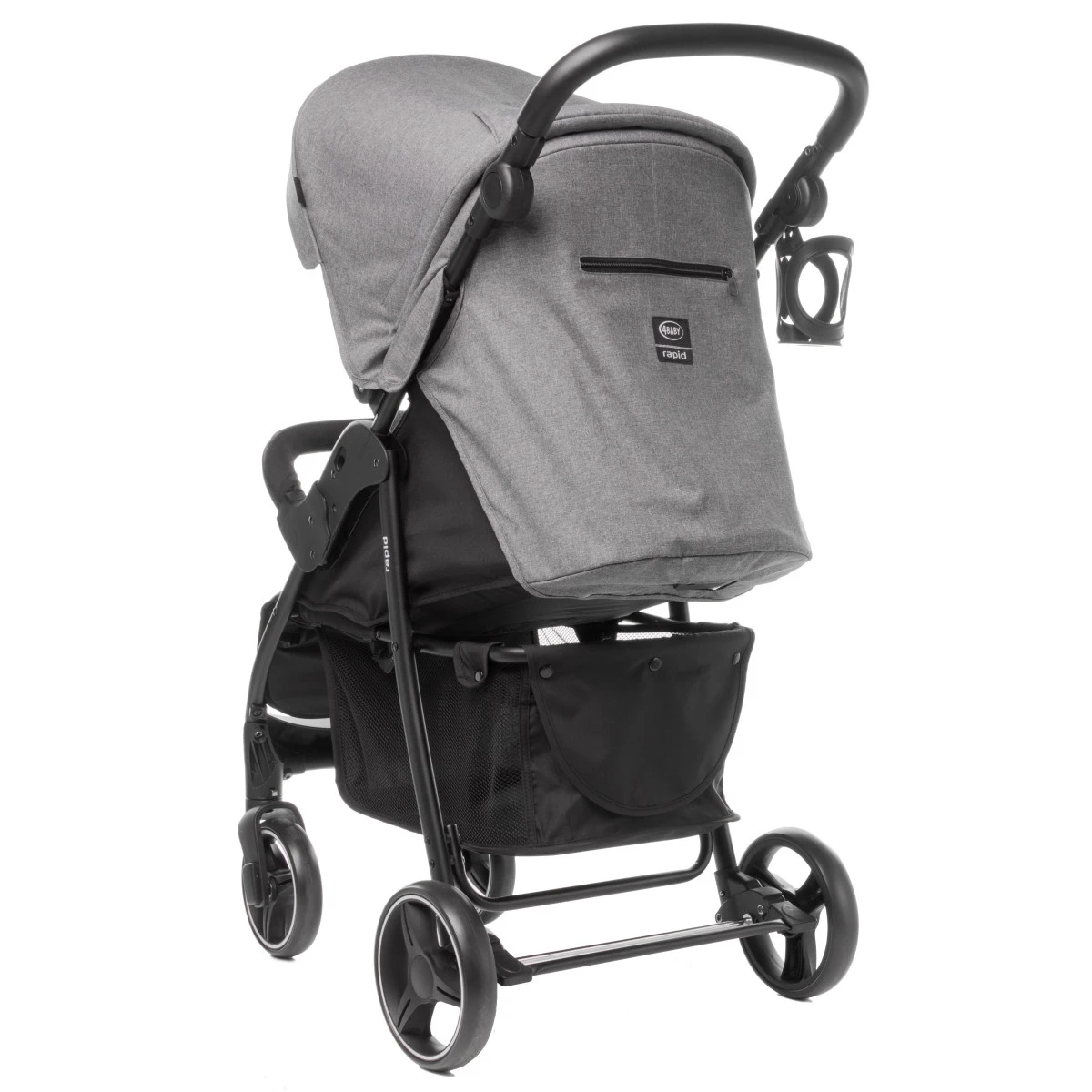 4Baby Rapid XXIII Grey Melange Wandelwagen - Afbeelding 5