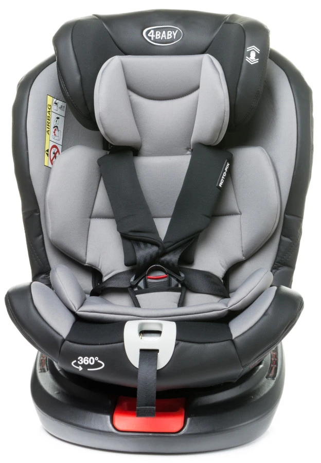 4Baby Roto-Fix Grey 360º 0-36 Kg Isofix Autostoel - Afbeelding 11