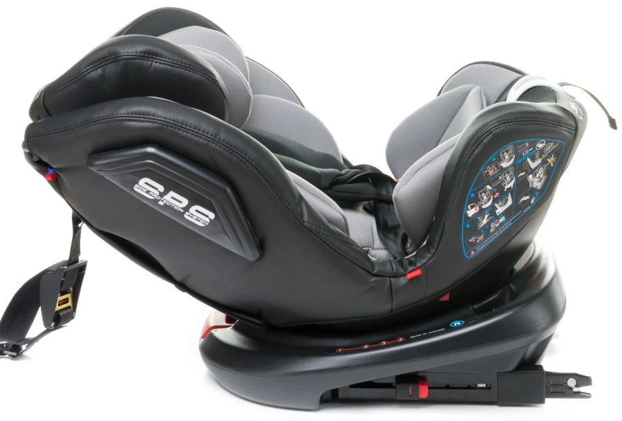 4Baby Roto-Fix Black 360º 0-36 Kg Isofix Autostoel - Afbeelding 7