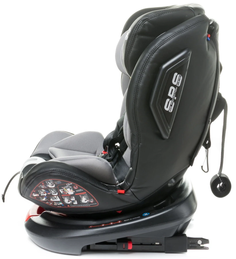 4Baby Roto-Fix Grey 360º 0-36 Kg Isofix Autostoel - Afbeelding 6