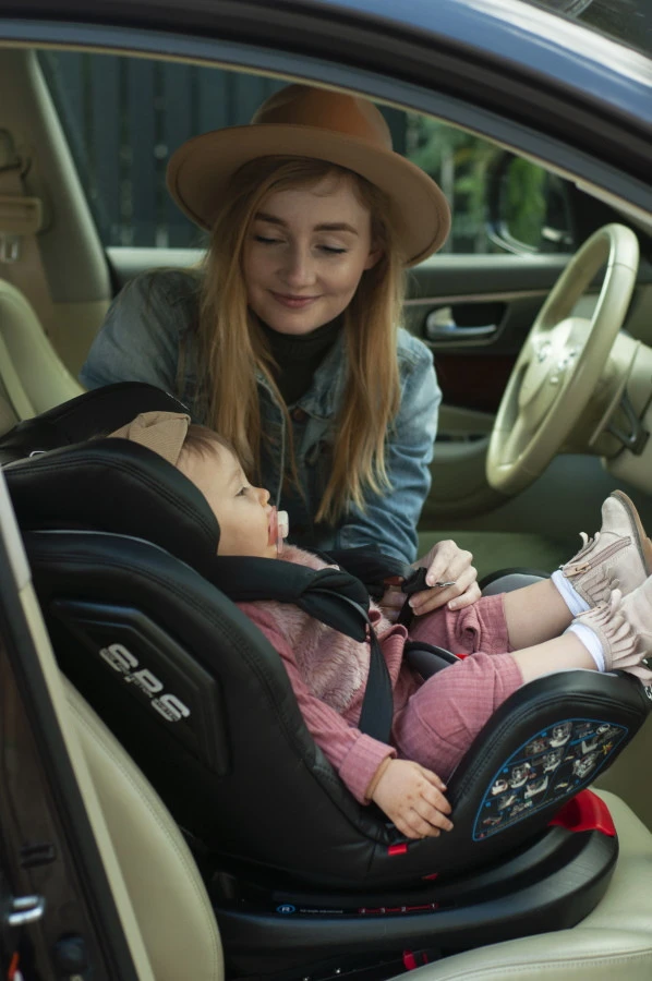 4Baby Roto-Fix Light Grey 360º 0-36 Kg Isofix Autostoel - Afbeelding 18