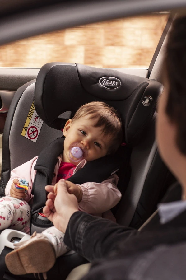 4Baby Roto-Fix Grey 360º 0-36 Kg Isofix Autostoel - Afbeelding 18