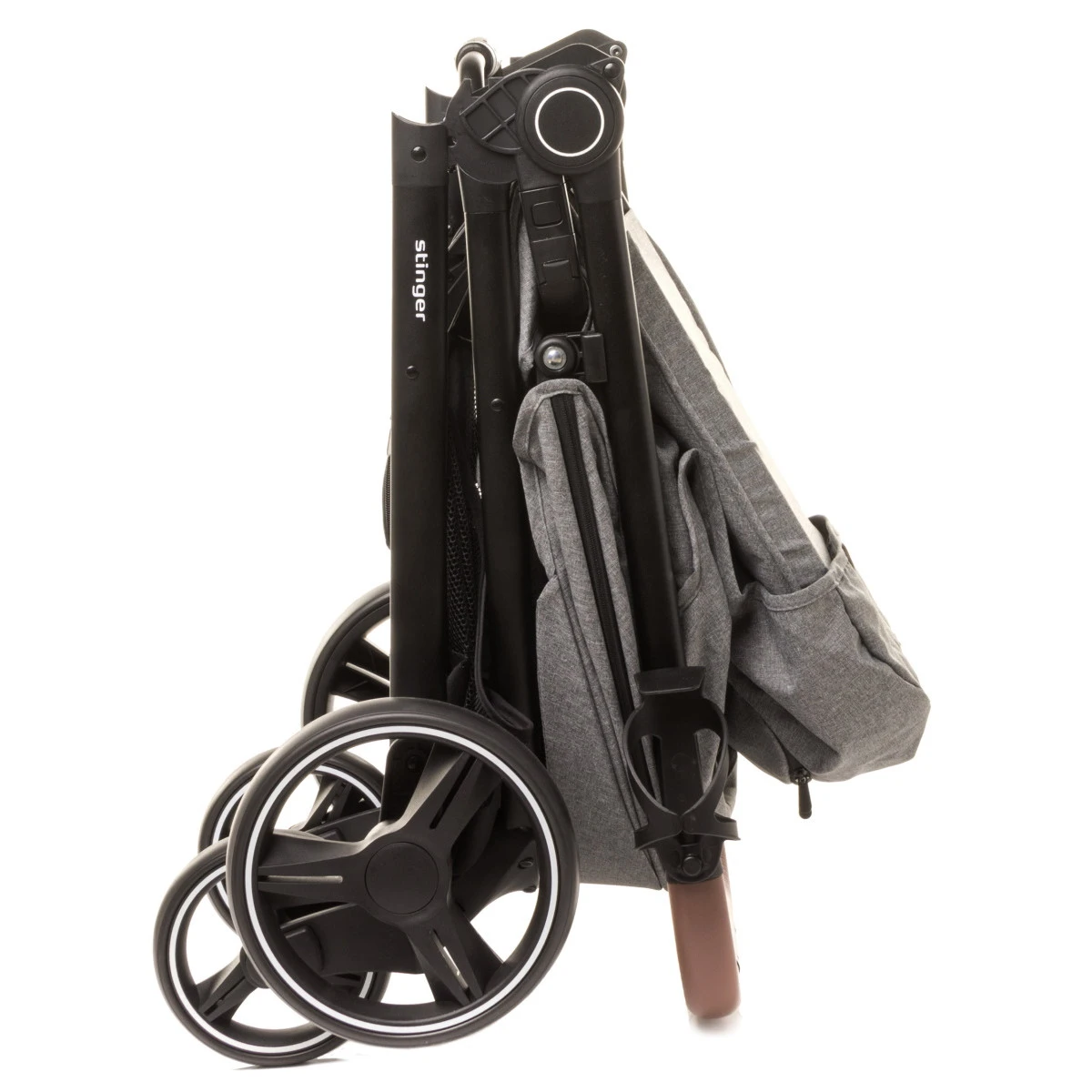 4Baby Stinger XXIII Melange Grey Wandelwagen - Afbeelding 15