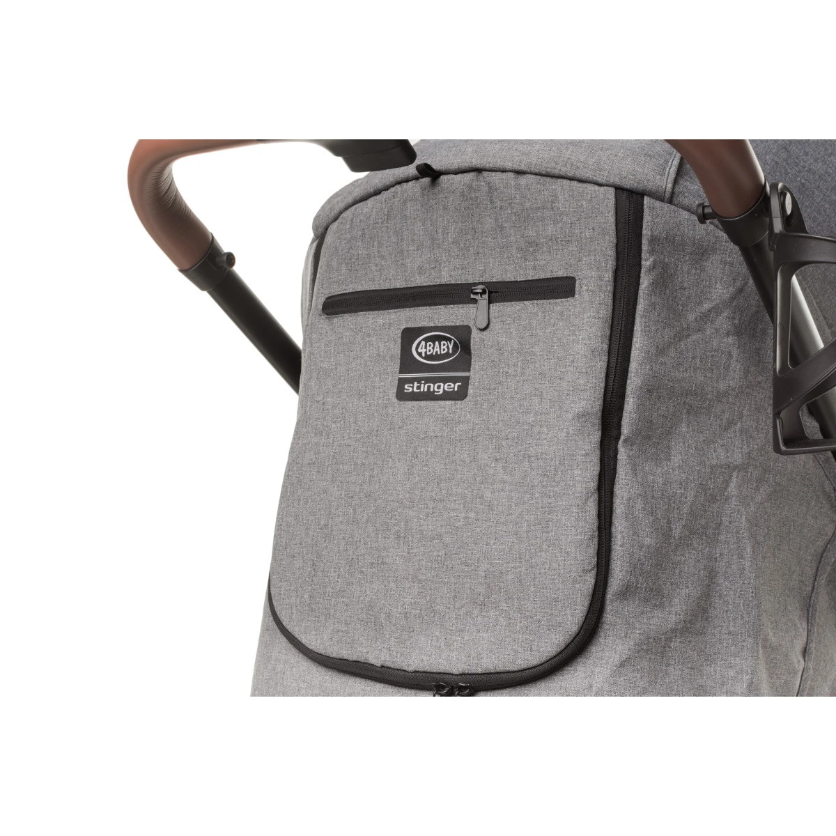 4Baby Stinger XXIII Black Wandelwagen - Afbeelding 9