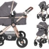 Lorelli Alexa Luxe Black 3-in-1 Combi Kinderwagen Incl. Autostoel 1002129-2186