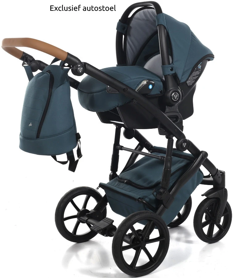 Tako Space Turquoise Kinderwagen Incl. Tas 03 - Afbeelding 16