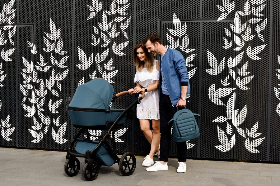 Tako Space Turquoise Kinderwagen Incl. Tas 03 - Afbeelding 17