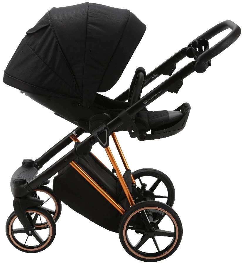 Adamex Belissa Special Edition Black/Rose 2-in-1 Kinderwagen PS-571 - Afbeelding 7