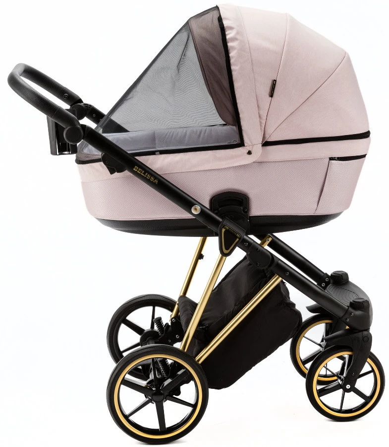 Adamex Belissa Special Edition Pink/Gold 2-in-1 Kinderwagen PS-540 - Afbeelding 11