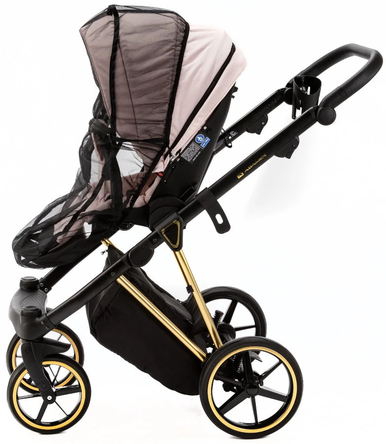 Adamex Belissa Special Edition Pink/Gold 2-in-1 Kinderwagen PS-540 - Afbeelding 12