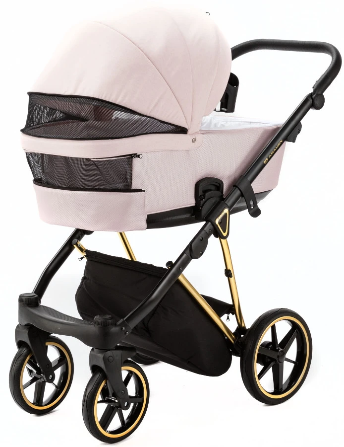 Adamex Belissa Special Edition Pink/Gold 2-in-1 Kinderwagen PS-540 - Afbeelding 4