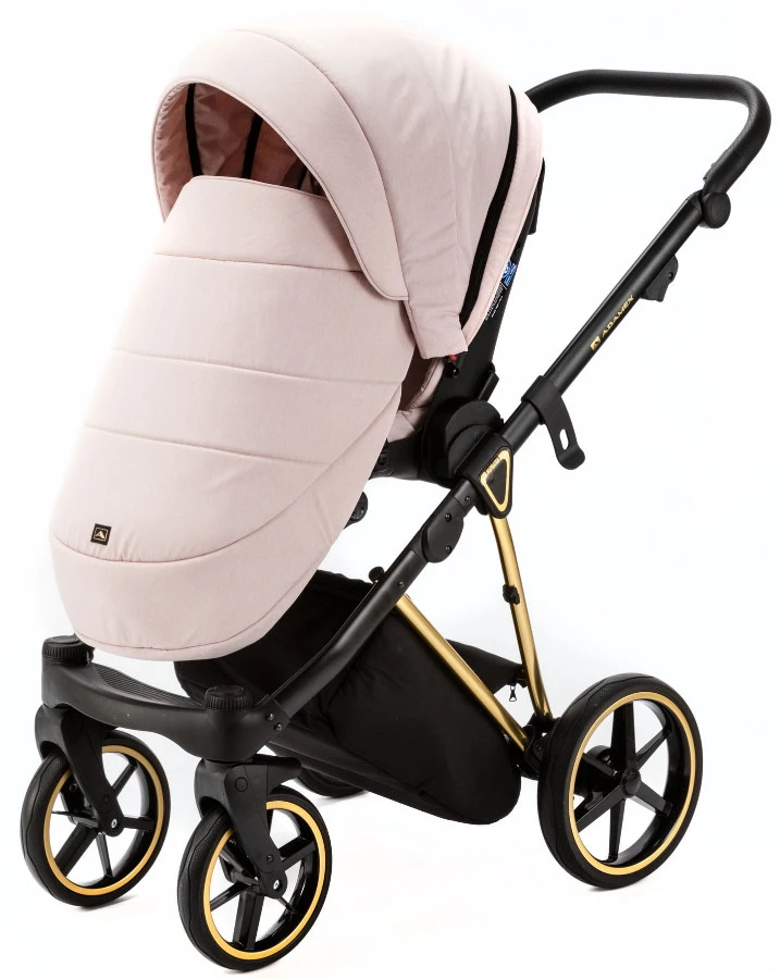 Adamex Belissa Special Edition Pink/Gold 2-in-1 Kinderwagen PS-540 - Afbeelding 5