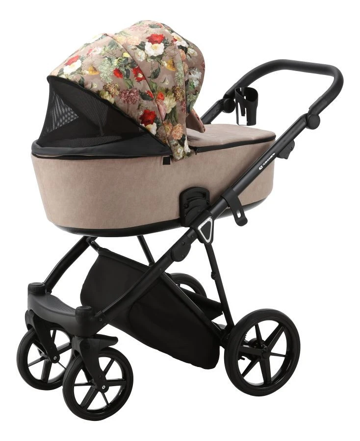 Adamex Porto Flowers Beige 2-in-1 Kinderwagen FL-5 - Afbeelding 4