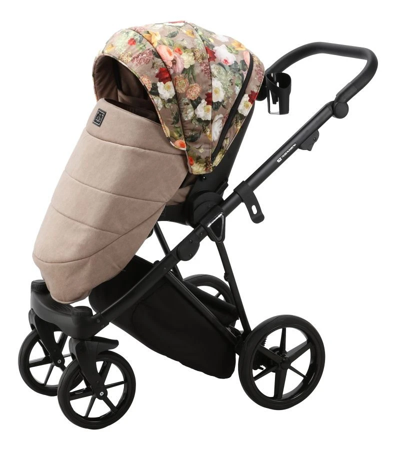 Adamex Porto Flowers Beige 2-in-1 Kinderwagen FL-5 - Afbeelding 8