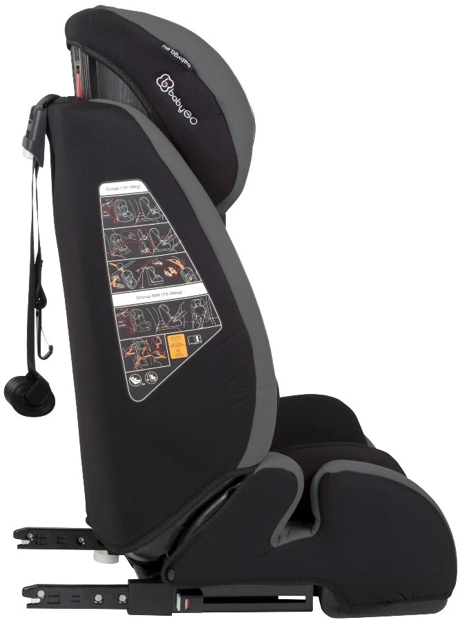 Babygo Free Grijs Isofix Autostoel 9-36 Kg 2402 - Afbeelding 2