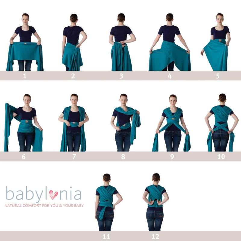 Babylonia Tricot-Slen Organic Sierra Brown Draagdoek BDDTS_1_903 - Afbeelding 6