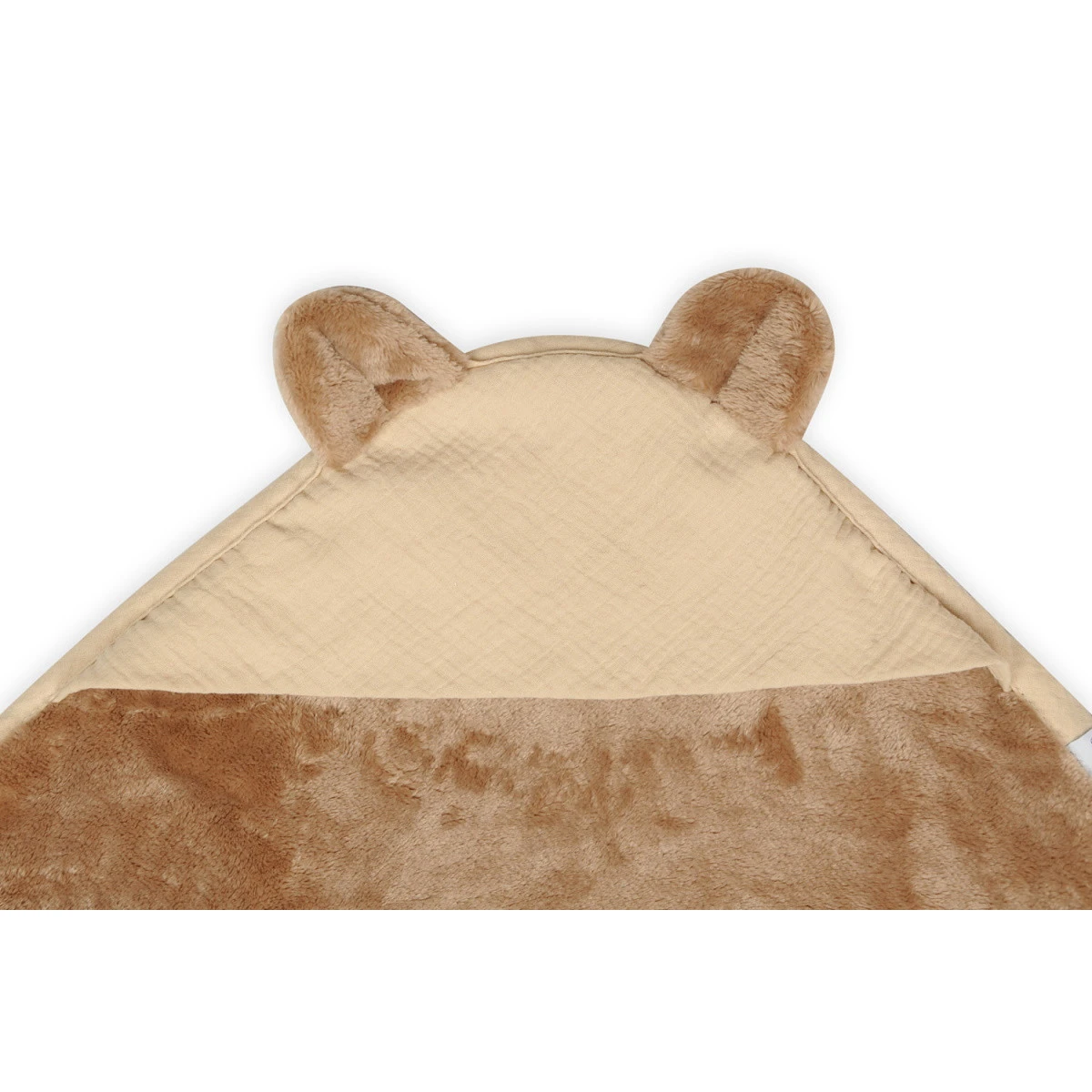 Babymatex Muslin Koala Brown/Beige 95x95 Cm Wikkeldeken Voor Autostoel TB0444_01 - Afbeelding 3