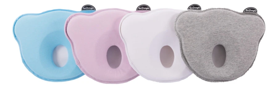 Bo Jungle B-Cosy Jersey Roze Ergonomisch Hoofdkussentje B800340 - Afbeelding 2