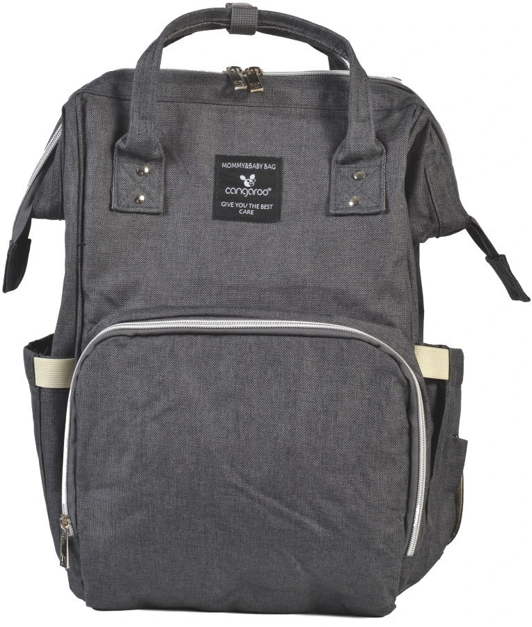 Cangaroo Amelia Donkergrijs Rugzak/Luiertas