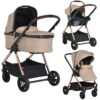 Cangaroo Empire Beige 3-in-1 Kinderwagen Incl. Autostoel