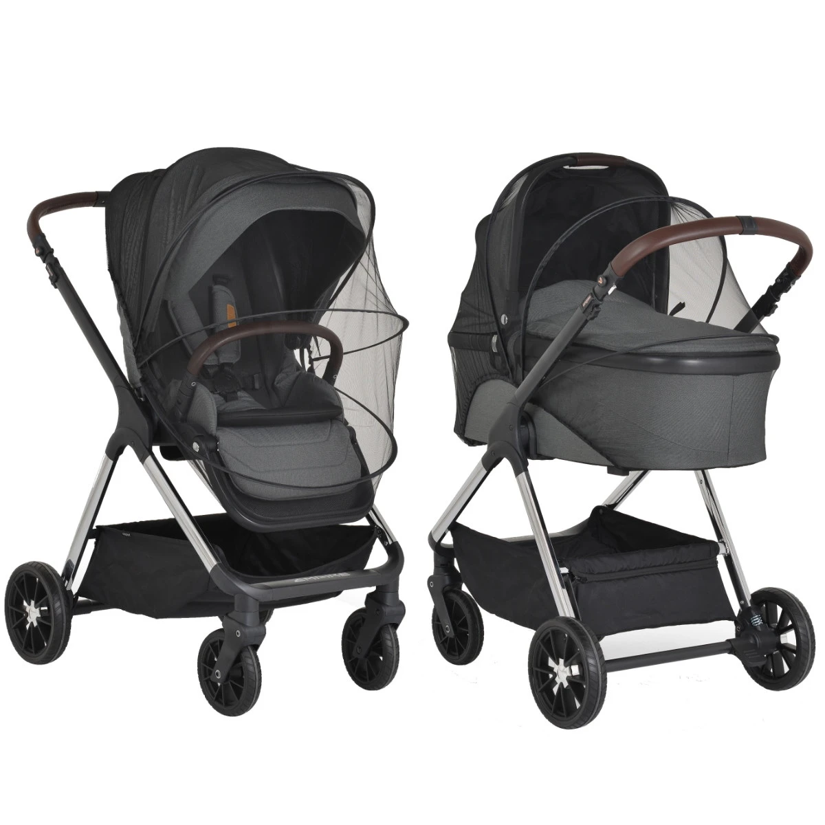 Cangaroo Empire Dark Grey 3-in-1 Kinderwagen Incl. Autostoel - Afbeelding 10
