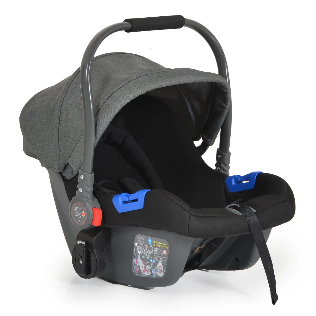 Cangaroo Empire Dark Grey 3-in-1 Kinderwagen Incl. Autostoel - Afbeelding 16