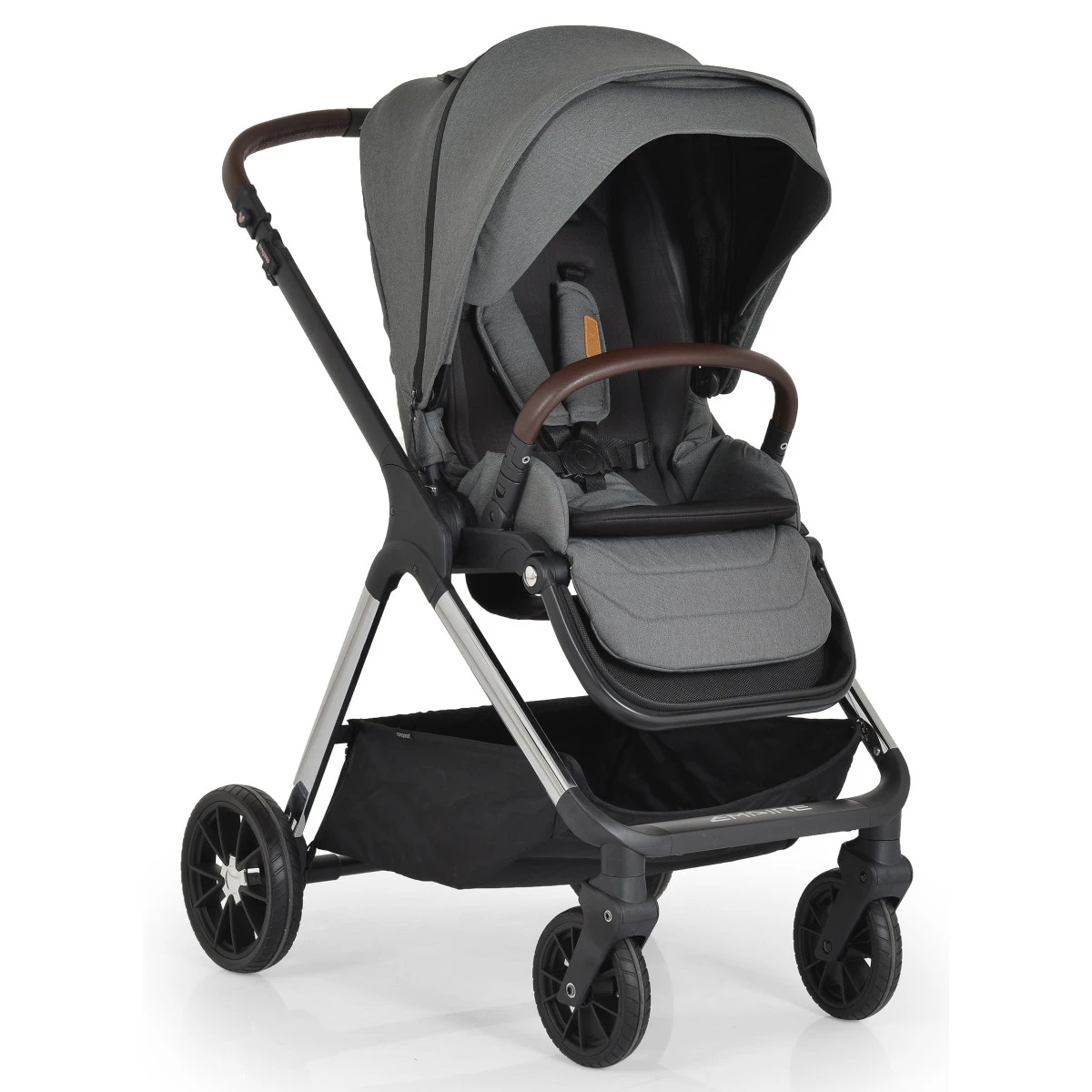 Cangaroo Empire Dark Grey 3-in-1 Kinderwagen Incl. Autostoel - Afbeelding 9