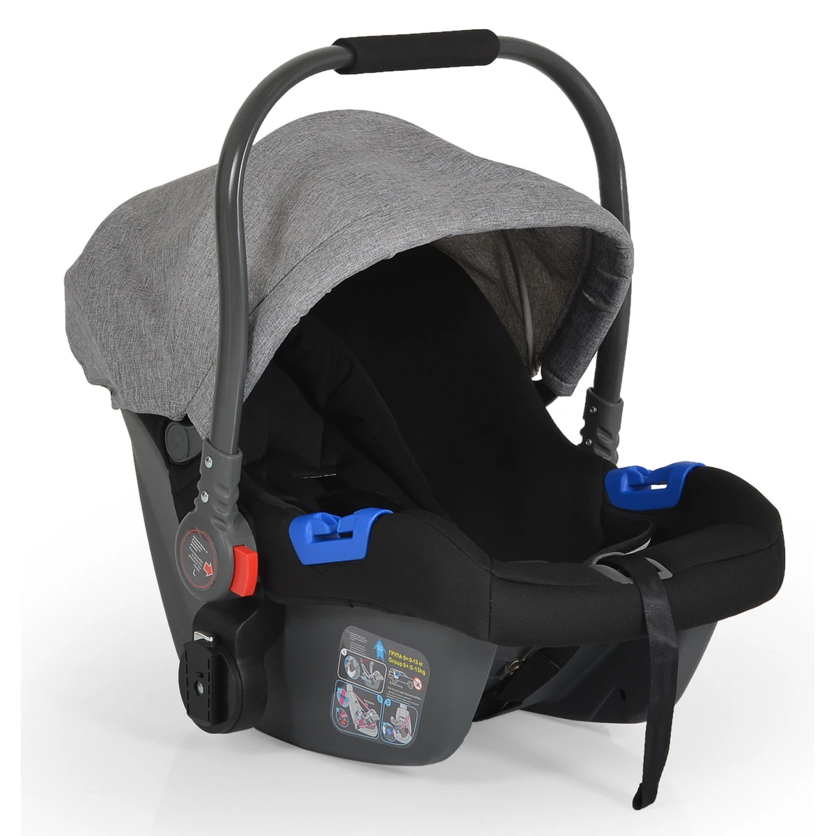 Cangaroo Empire Light Grey 3-in-1 Kinderwagen Incl. Autostoel - Afbeelding 15