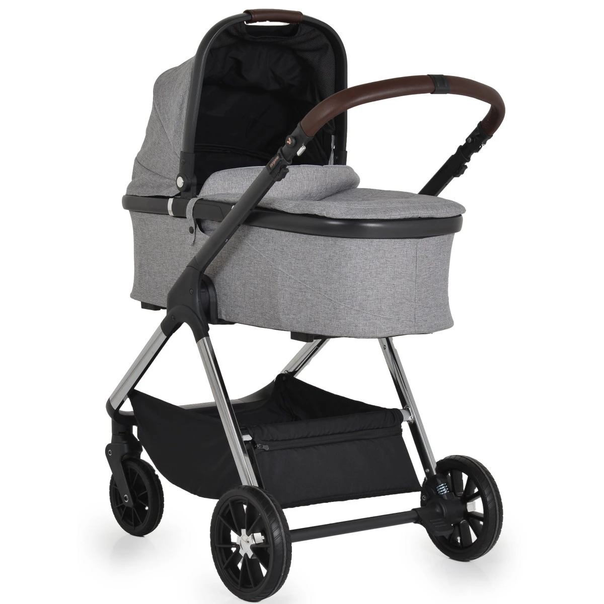 Cangaroo Empire Light Grey 3-in-1 Kinderwagen Incl. Autostoel - Afbeelding 2