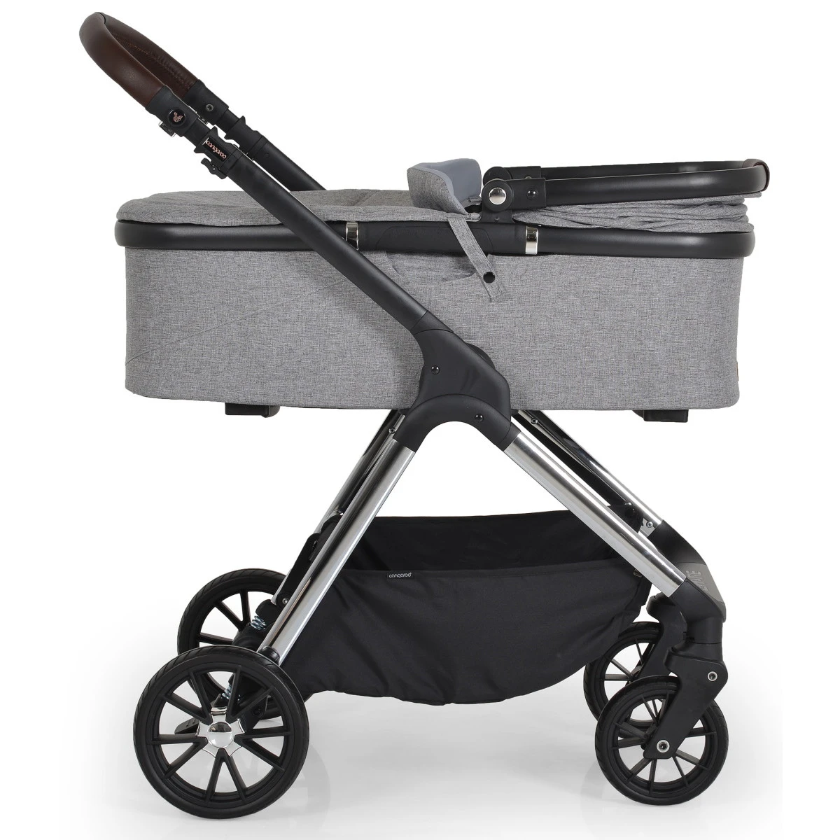 Cangaroo Empire Light Grey 3-in-1 Kinderwagen Incl. Autostoel - Afbeelding 4