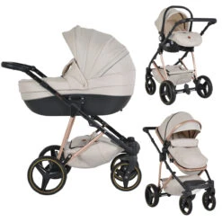 Cangaroo Florence Beige 3-in-1 Kinderwagen Incl. Autostoel 109994