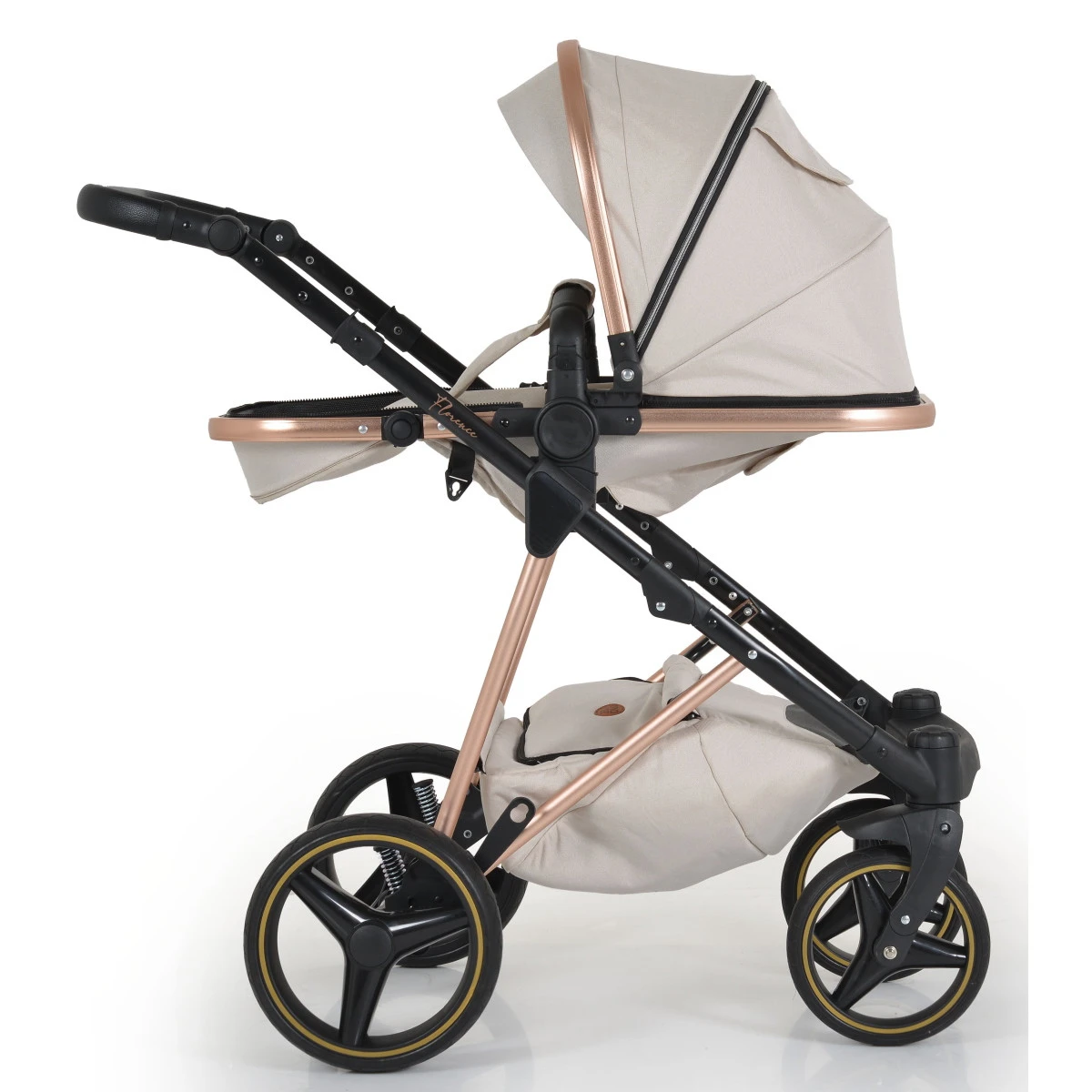 Cangaroo Florence Beige 3-in-1 Kinderwagen Incl. Autostoel 109994 - Afbeelding 13