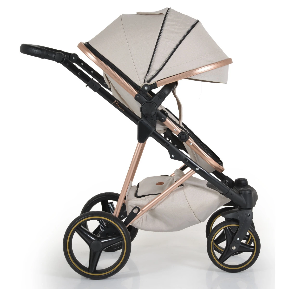 Cangaroo Florence Beige 3-in-1 Kinderwagen Incl. Autostoel 109994 - Afbeelding 9