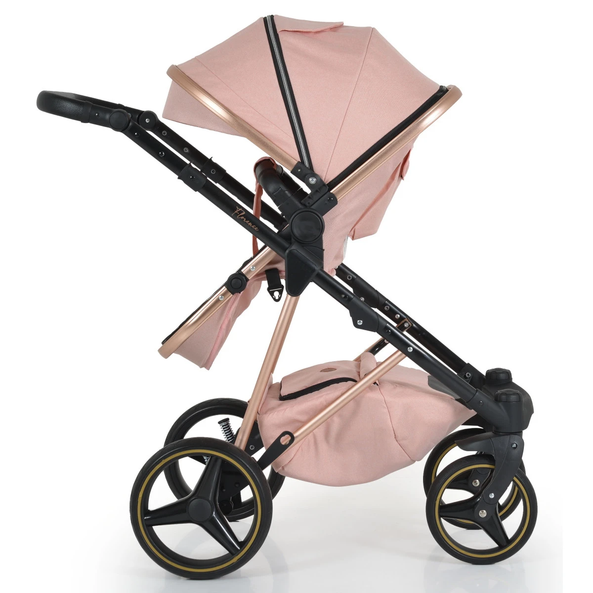 Cangaroo Florence Pink 3-in-1 Kinderwagen Incl. Autostoel 109995 - Afbeelding 12