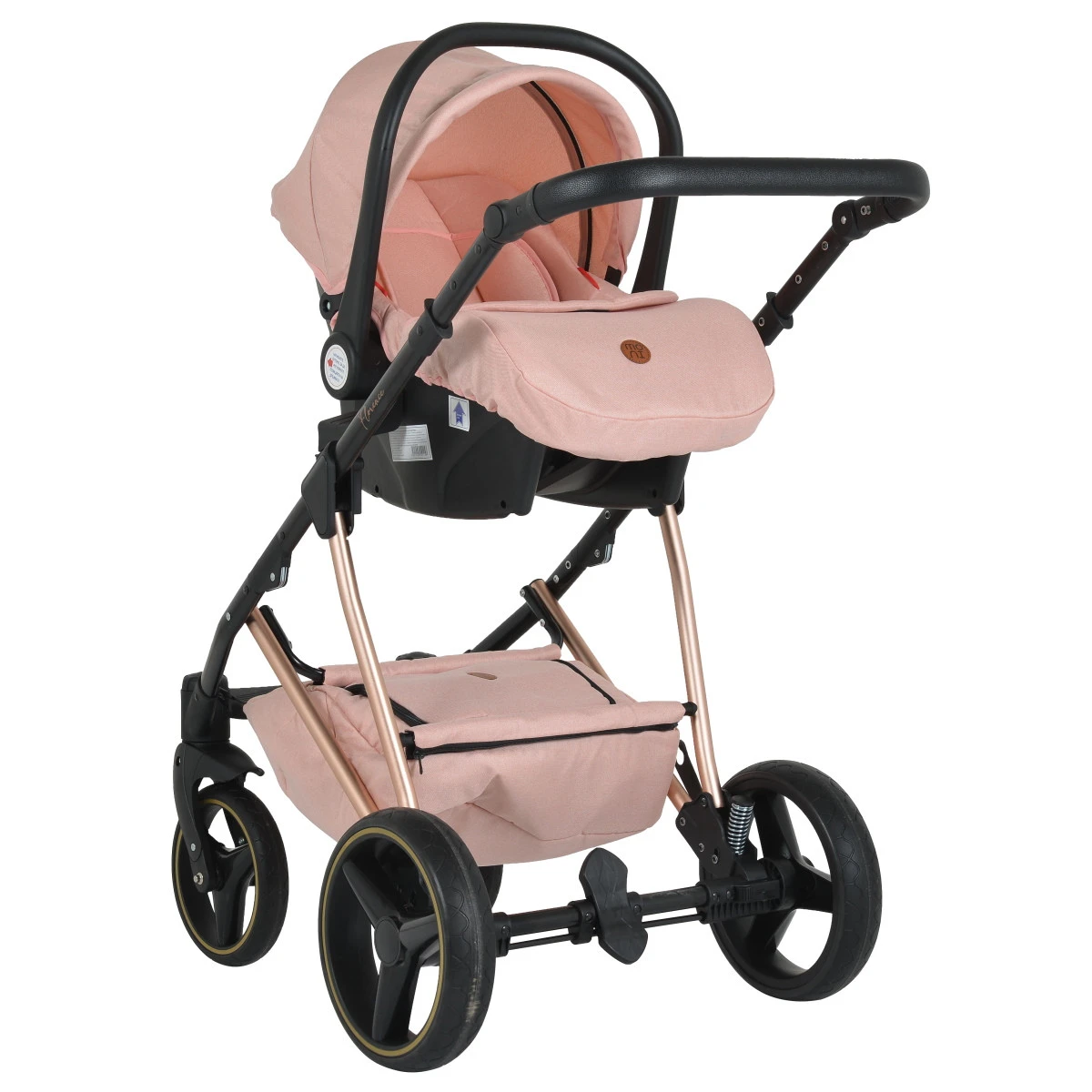 Cangaroo Florence Pink 3-in-1 Kinderwagen Incl. Autostoel 109995 - Afbeelding 18