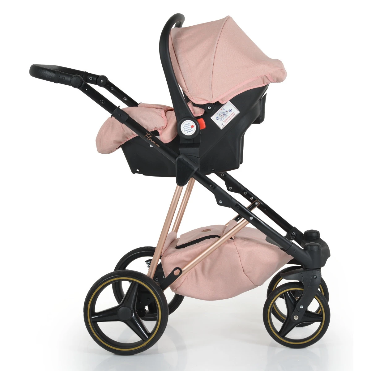 Cangaroo Florence Pink 3-in-1 Kinderwagen Incl. Autostoel 109995 - Afbeelding 19