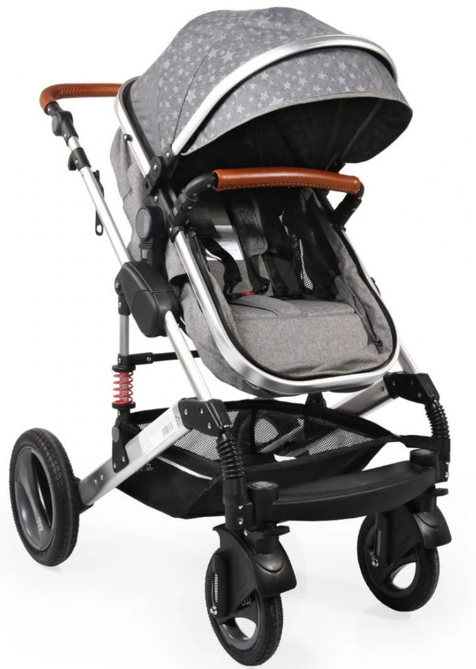 Cangaroo Gala Premium Stars 3-in-1 Combi Kinderwagen Incl. Autostoel - Afbeelding 3