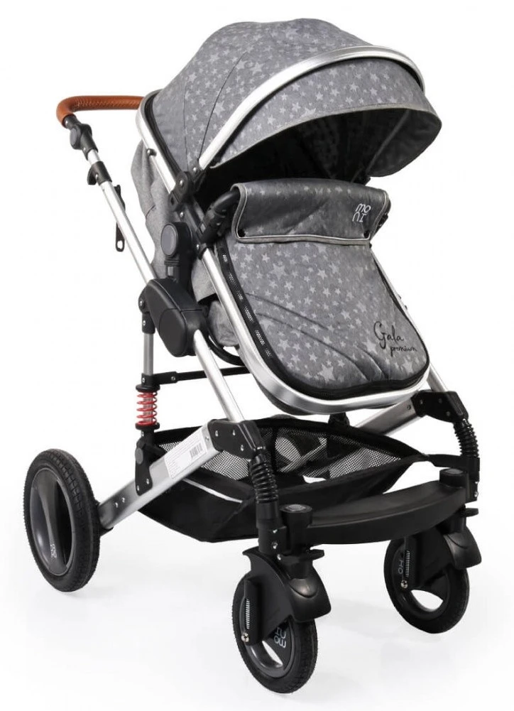 Cangaroo Gala Premium Stars 3-in-1 Combi Kinderwagen Incl. Autostoel - Afbeelding 2