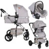 Cangaroo Gigi Light Grey 3-in-1 Combi Kinderwagen Incl. Autostoel