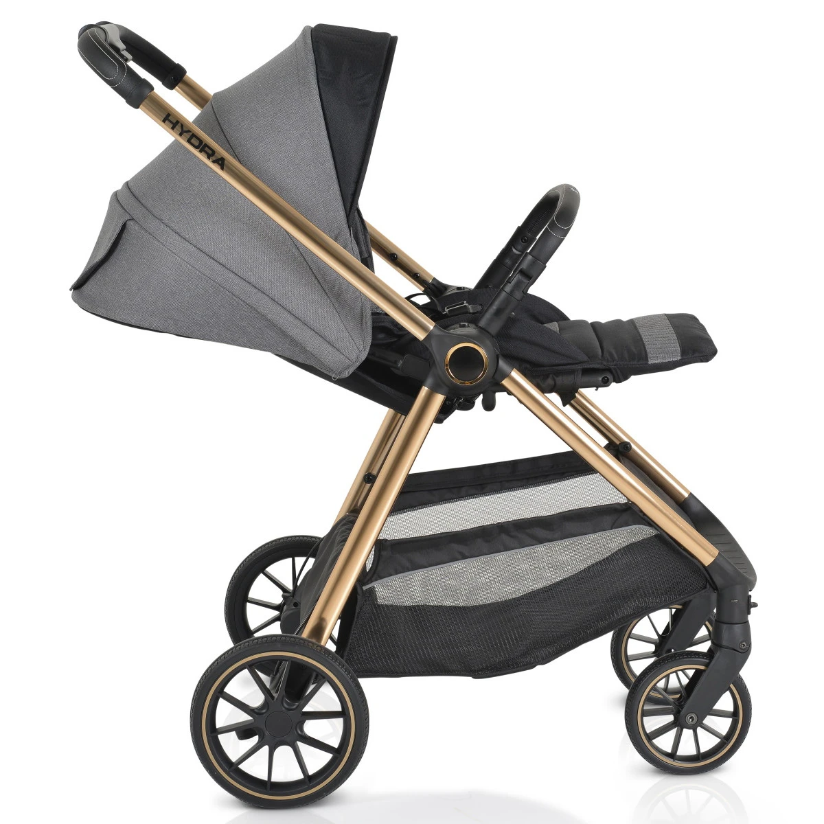 Cangaroo Hydra Grey 2-in-1 Kinderwagen Incl. Adapter - Afbeelding 11