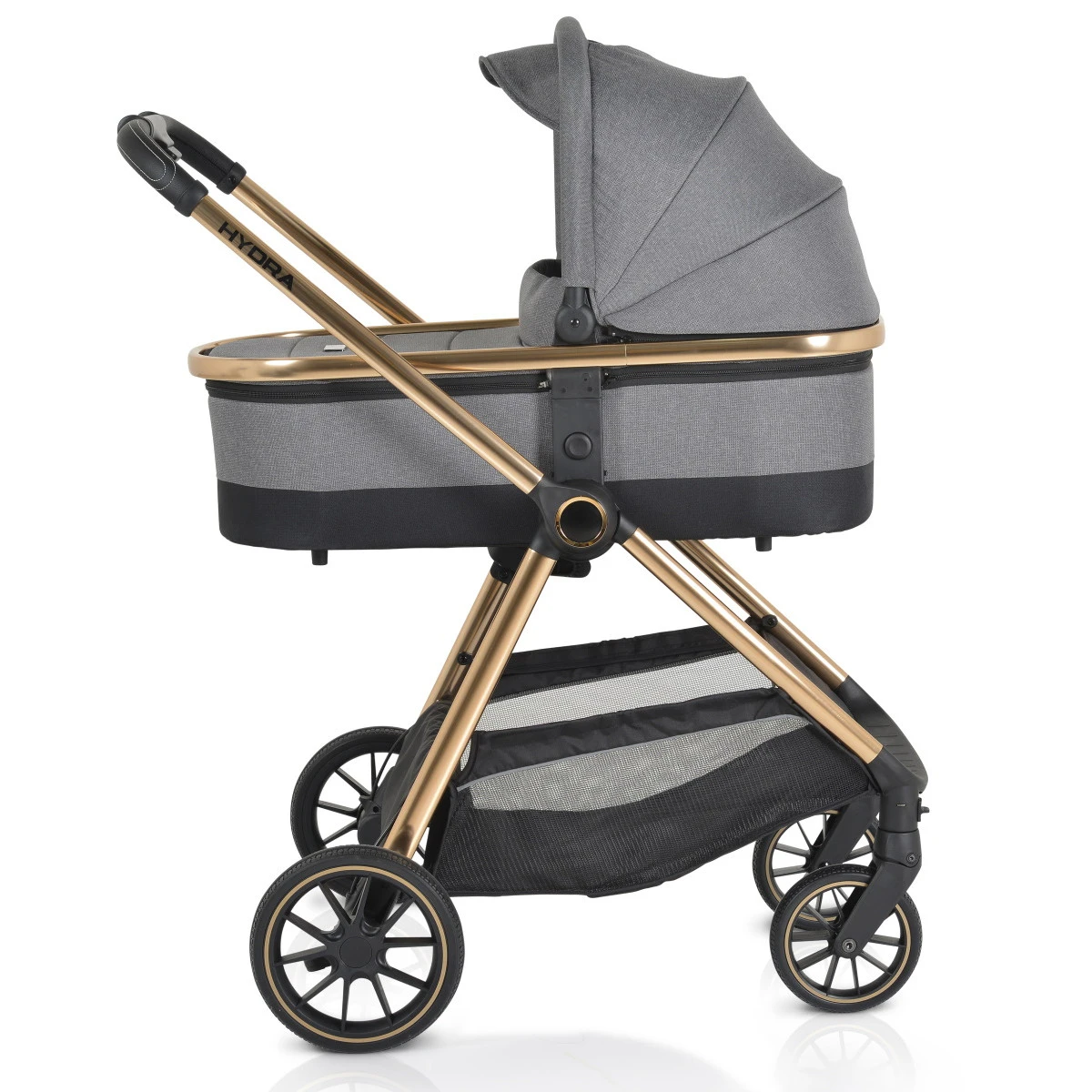 Cangaroo Hydra Grey 2-in-1 Kinderwagen Incl. Adapter - Afbeelding 4