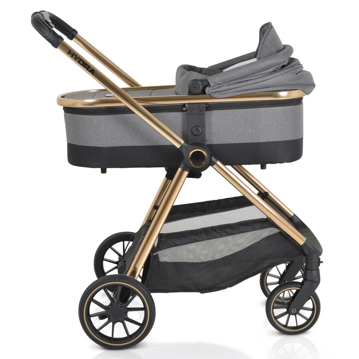 Cangaroo Hydra Grey 2-in-1 Kinderwagen Incl. Adapter - Afbeelding 5
