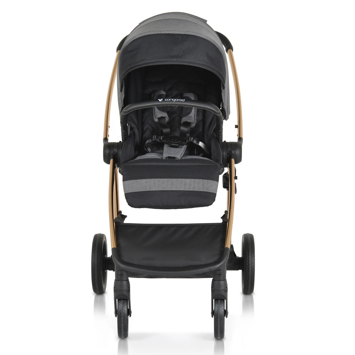 Cangaroo Hydra Grey 2-in-1 Kinderwagen Incl. Adapter - Afbeelding 7