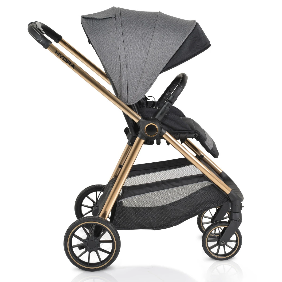 Cangaroo Hydra Grey 2-in-1 Kinderwagen Incl. Adapter - Afbeelding 8