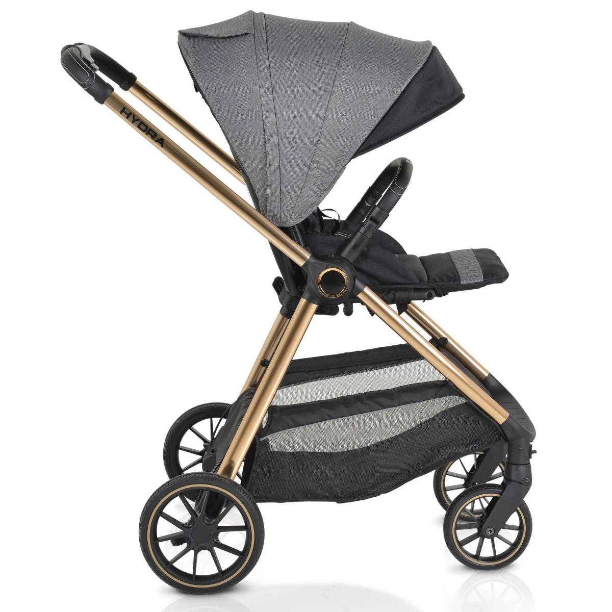 Cangaroo Hydra Grey 2-in-1 Kinderwagen Incl. Adapter - Afbeelding 9